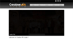 Desktop Screenshot of creativeart.in