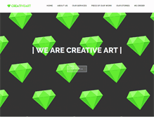 Tablet Screenshot of creativeart.gr